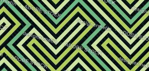 Soft green chevron pattern