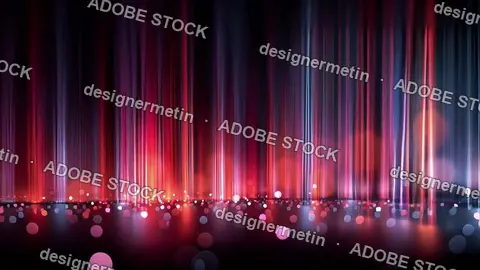 Colorful Music Sound Waves Abstract Video Background With Glowing Lights Representing Rhythm Creativity And Energy