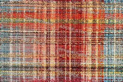 Rustic red and orange woven texture