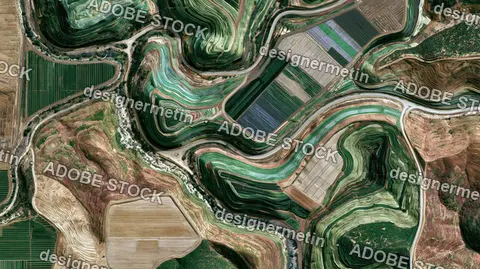 Regenerative Agriculture Investment Portfolio With Abstract Farmland