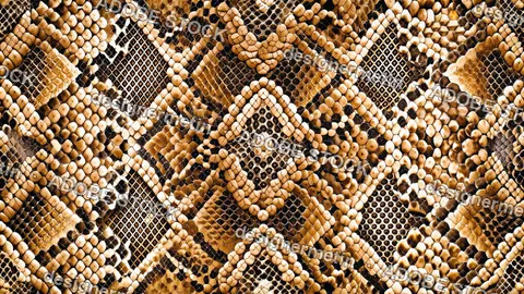 Seamless Brown Snakeskin Scale Pattern