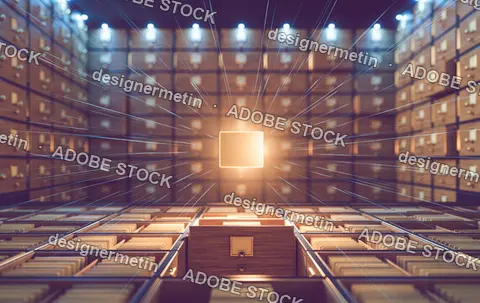 Digital Information Storage Library File Drawers