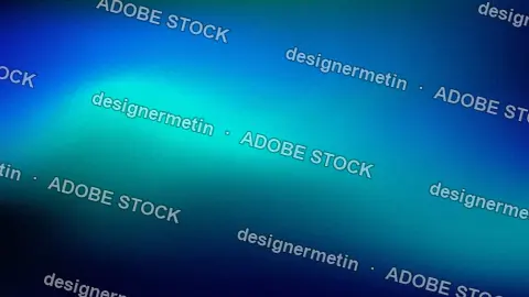 Vibrant Aqua Blue Gradient Background With Grainy Texture For Dynamic Web Banner And Poster Design